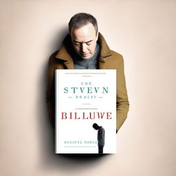 Create a book cover featuring a man on his knees, with the title 'Collateral Beauty' and the author's name 'Even Stevens'
