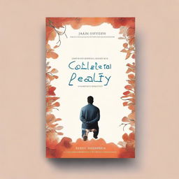 Create a book cover featuring a man on his knees, with the title 'Collateral Beauty' and the author's name 'Even Stevens'