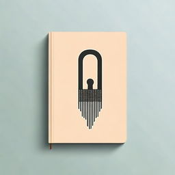 A book cover design for a notebook dedicated to storing web passwords