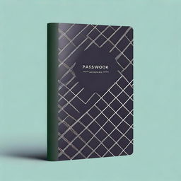 A stylish and modern cover for a password logbook