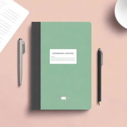 A stylish and modern cover design for a password logbook