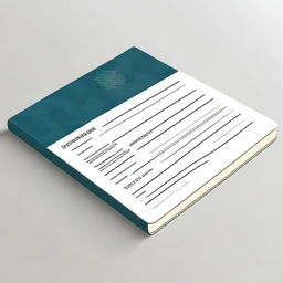 Create a cover for a password logbook