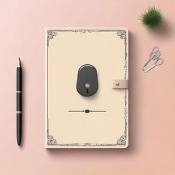 A stylish and professional cover for a password logbook