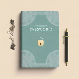 A stylish and professional cover for a password logbook