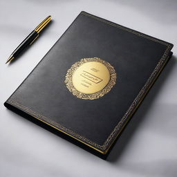 The cover of a delivery logbook with a sleek and professional design