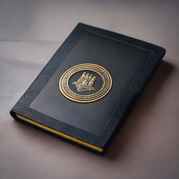 The cover of a delivery logbook with a sleek and professional design