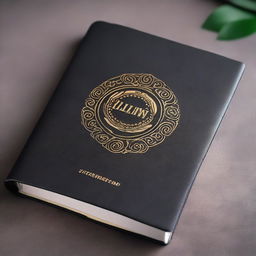 The cover of a delivery logbook with a sleek and professional design