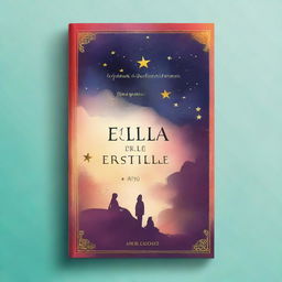 Create a romantic book cover with the title 'Cuando caiga la estrella' by Ariadna López