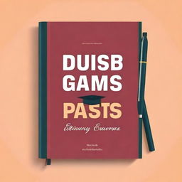 Design a book cover for a guide on how to pass exams