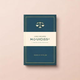 Design a simple book cover for a legal guide