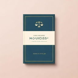 Design a simple book cover for a legal guide