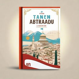 Design a Turkish ebook cover that features various famous Turkish attractions, such as Cappadocia, Pamukkale, and Ephesus