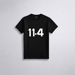 A black t-shirt with the text '1945' printed on it