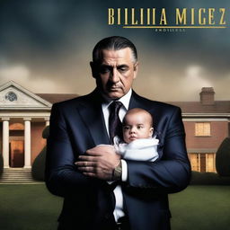 A dramatic novel cover titled 'Mafia Billionaire’s Unexpected Baby'