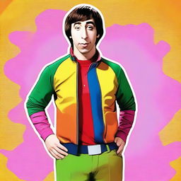 Create an image of Howard Wolowitz from The Big Bang Theory