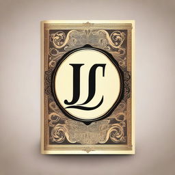 A book cover featuring an elegant and ornate design of the letters 'L' and 'E'