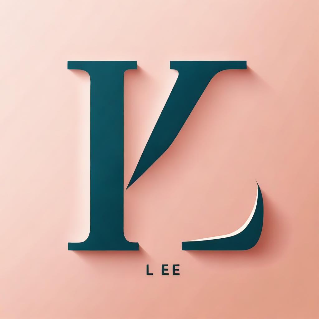 Create an image featuring the letters L and E