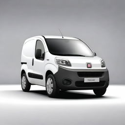 A detailed image of a Fiat Fiorino 2021 model on a white background