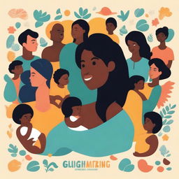 A breastfeeding awareness poster supported by gender equality