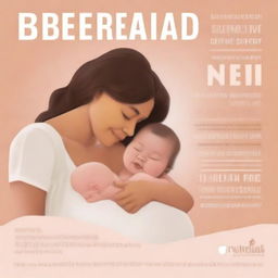 A poster promoting breastfeeding and support for women