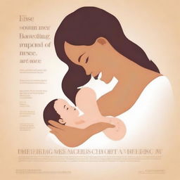 A poster promoting breastfeeding and support for women