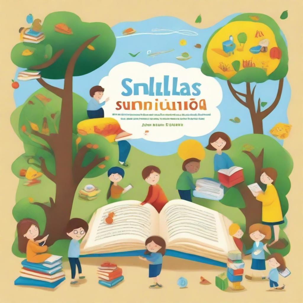 Create an image depicting 'Las semillas de la sabiduría: descubriendo un mundo lleno de educación'