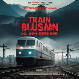 A movie night poster for 'Train to Busan'