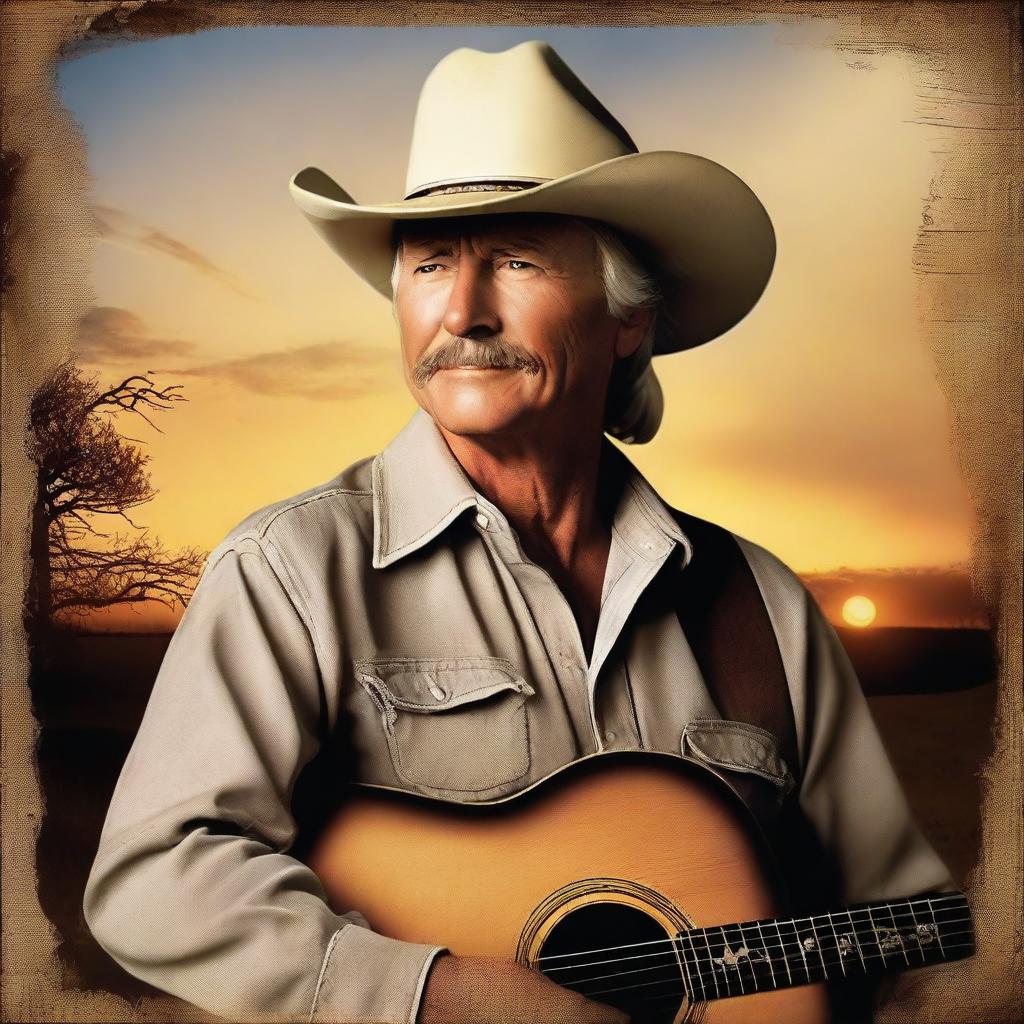 Create an image of Alan Jackson, the famous country music singer