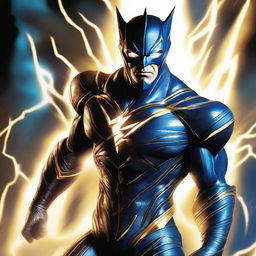 Create a dynamic and thrilling poster featuring Savitar, the speedster villain from DC Comics