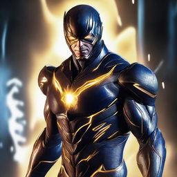 Create an image featuring the original Savitar from The Flash TV series