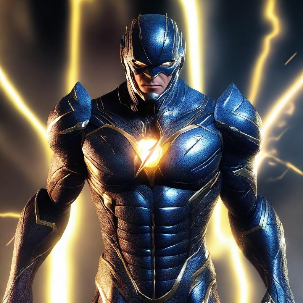 Create an image featuring the original Savitar from The Flash TV series