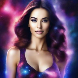 A stunning and attractive woman, portrayed as the sexiest in the universe