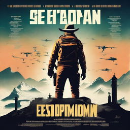 A cinematic movie poster featuring the text 'GEOPOOMAN'