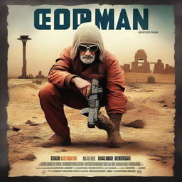 A realistic and cinematic movie poster featuring the text 'GEOPOOMAN'