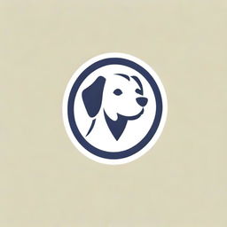 A stylish and modern logo for a company named 'Glampet', incorporating elements of pet attire, alluding to the main product line being fashionable dog and cat clothing