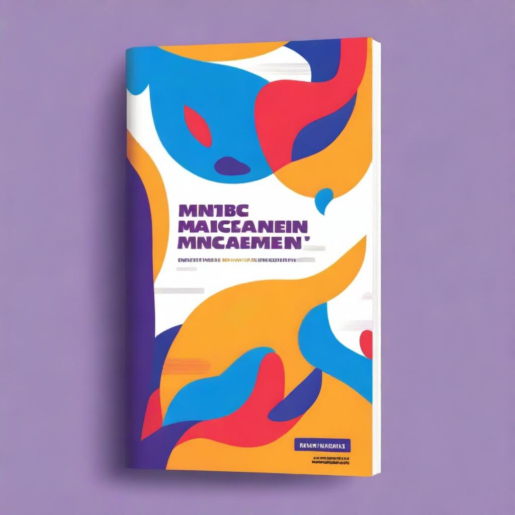 Create a book cover for an MBA textbook titled 'Finance Management'