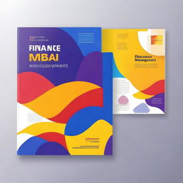 Create a book cover for an MBA textbook titled 'Finance Management'