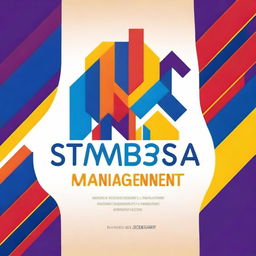 Create a book cover for an MBA textbook titled 'Strategic Management'