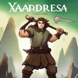 Create a book cover for a fantasy book titled 'Xandrisa' with the sub-title 'Norrm's Journey'