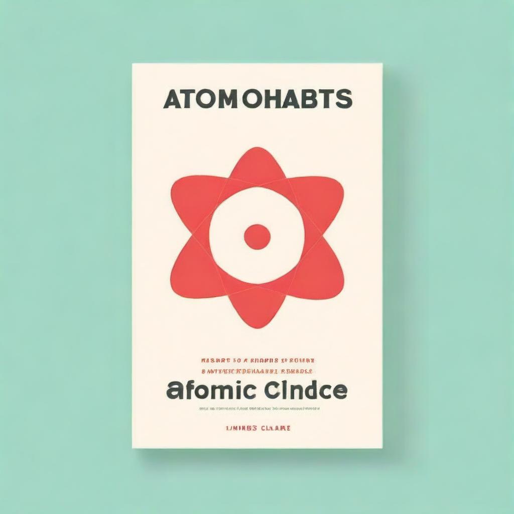 Create a book cover for 'Atomic Habits' by James Clear