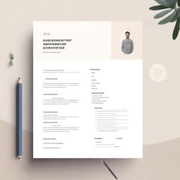 Create an assignment cover page with a clean and professional design