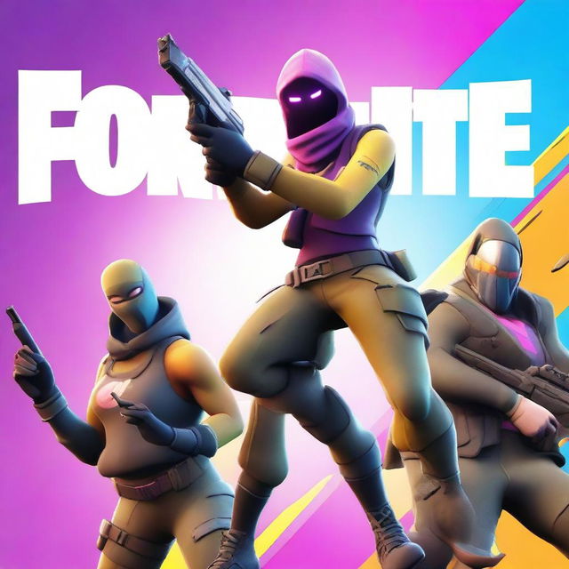 A character in Fortnite style is shooting while a text overlay says 'Hice 10 kils'