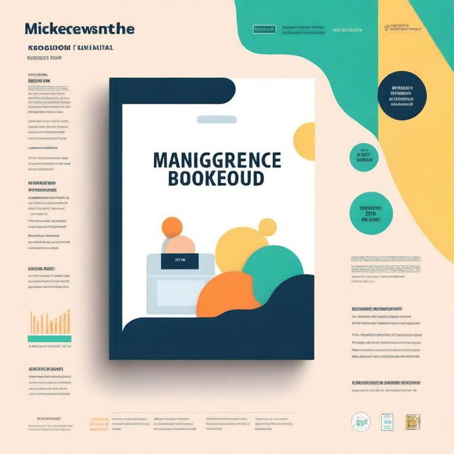 Create a professional book cover for a management assignment