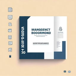 Create a professional book cover for a management assignment