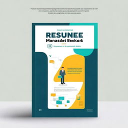 Create a professional book cover for a management assignment