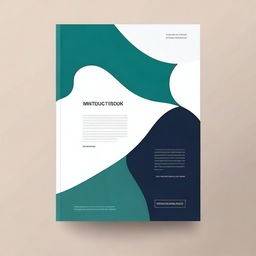 A professional and clean report cover with a minimalist design