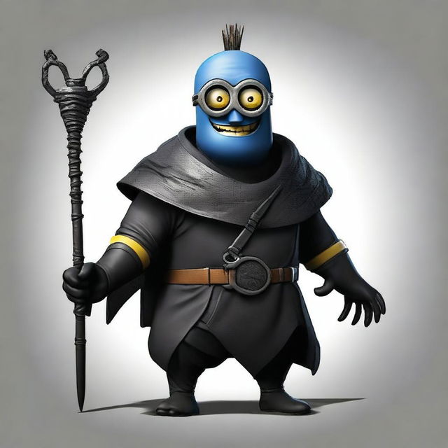 Create an image of an archvillain minion