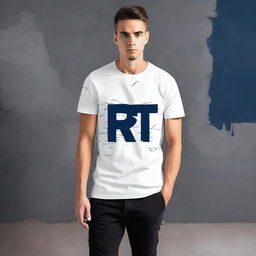 Create a modern and eye-catching t-shirt featuring 'RT 03' prominently