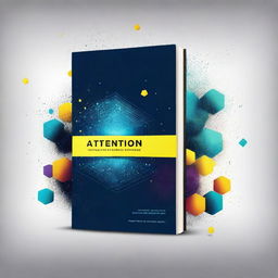 A book cover illustration depicting 'Attention' as the cornerstone of reality