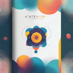 Create a book cover for a book titled 'Attention: The Atom of Consciousness'